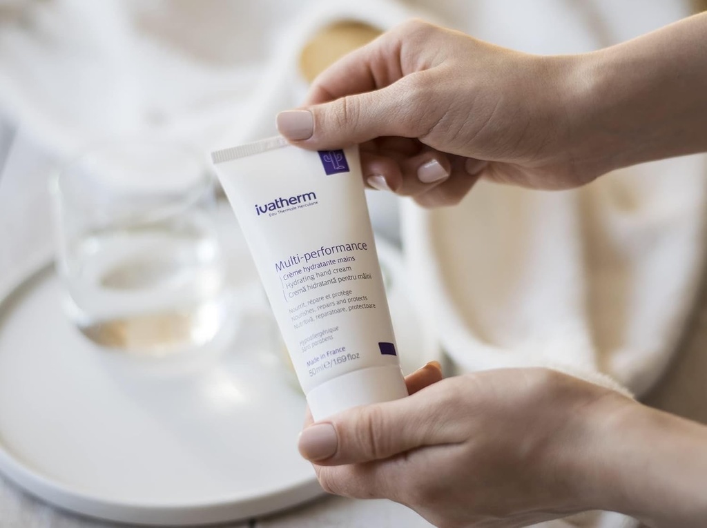 Ivatherm/ Multi Performance Hydrating Hand Cream 50ml: ايفاثيرم كريم مرطب ومكثف لليدين