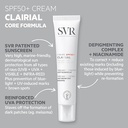 SVR/ Clairial Cream SPF 50+ 40ml: واقي الشمس المفتح