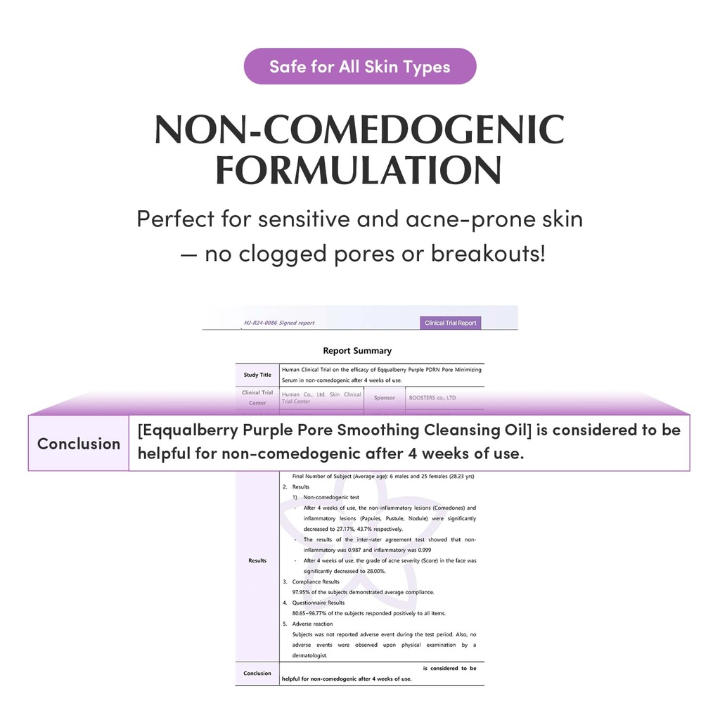 EQUALBERRY/ Purple Rice Pore Smoothing Cleansing Oil 200ml: ايكول بيري غسول زيتي بالارز البنفسجي لتقليل المسام