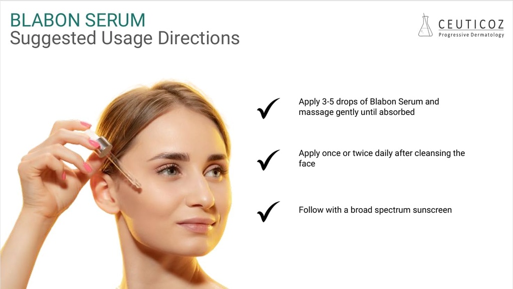 Ceuticoz/ Blabon Pro 10% Niacinamide Serum 30ml: سيروم نياسينمايد للتنظيم افراز الدهون وتقليص المسامات وتفتيح التصبغات