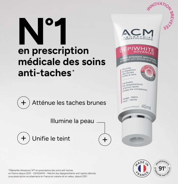 ACM/ Dépiwhite - Advanced Intensive Anti-Dark Spot Cream 40ml: اي سي ام ديبيوايت كريم لمعالجة التصبغات