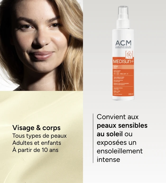 ACM/ Medisun+ Spray SPF50+ 200ml: اي سي ام ميديسان بخاخ واقي شمس
