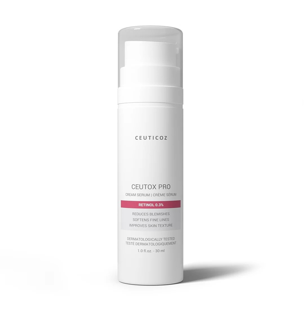 Ceuticoz/ CEUTOX PRO - Retinol 0.3% Cream Serum 30ml: سيتيكوز سيروم الريتنول بتركيز ٠.٣٪؜ لتجديد البشرة ومكافحة الشيخوخة