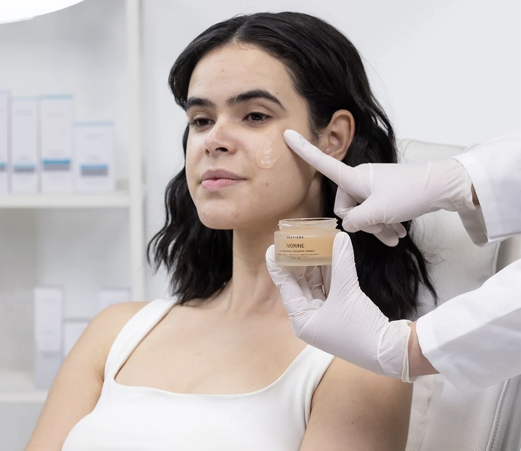 Ceuticoz/ IVORINE - Sleeping Mask 50g: سيتيكوز قناع ليلي لتفتيح البشرة وازالة التصبغات