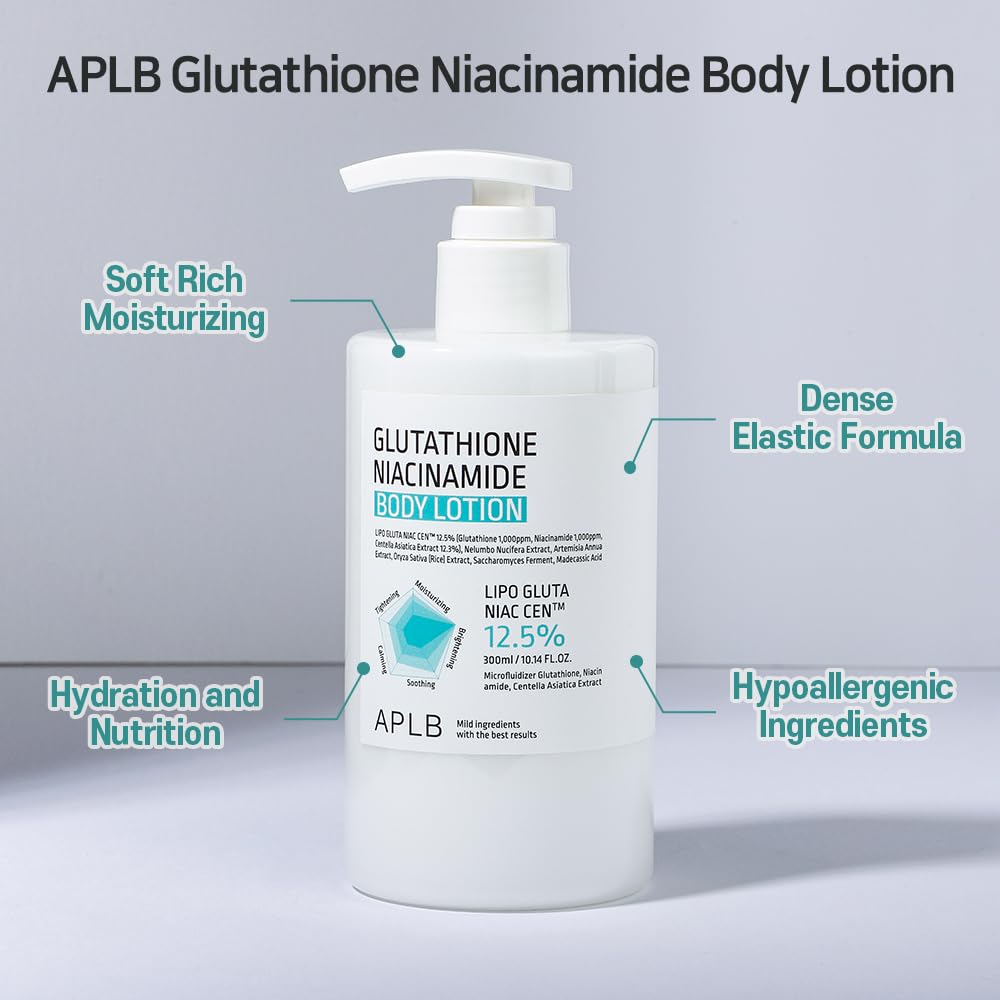 APLB/ Glutathione Niacinamide Body Lotion 300ml:
