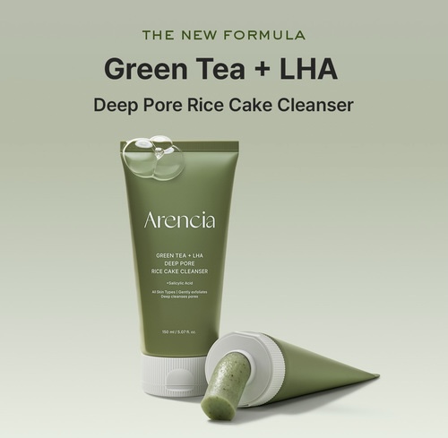Arencia/ Green Tea Deep Pore Rice Cake Cleancer 150g: