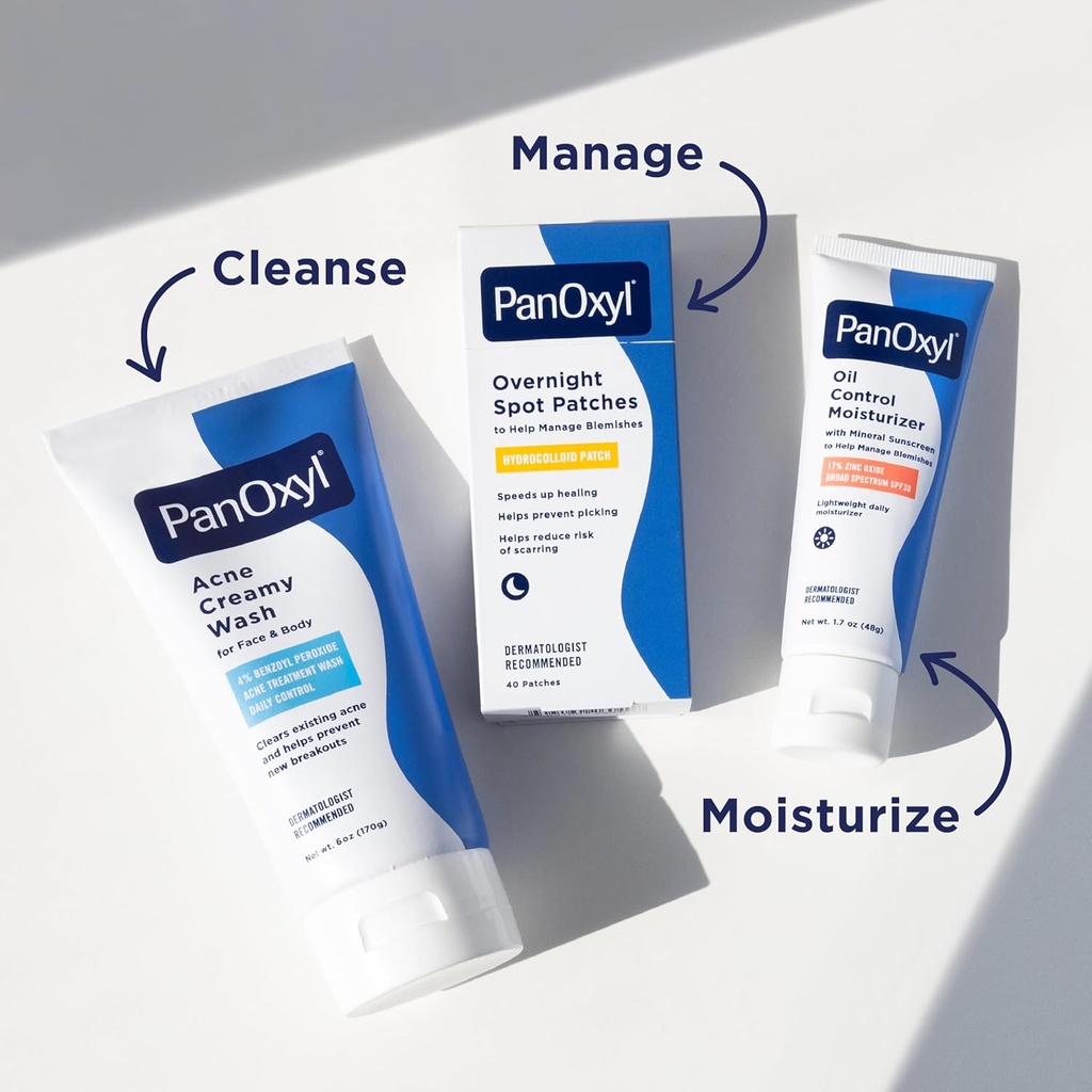 PanOxyl/ Overnight Spot Patches - 40Ps :