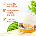 PALMERS/ Shea Butter Formula Raw African Shea Butter Balm, Nourishing Body Moisturizer 200g : بالمرز كريم زبدة الشيا لترطيب البشرة
