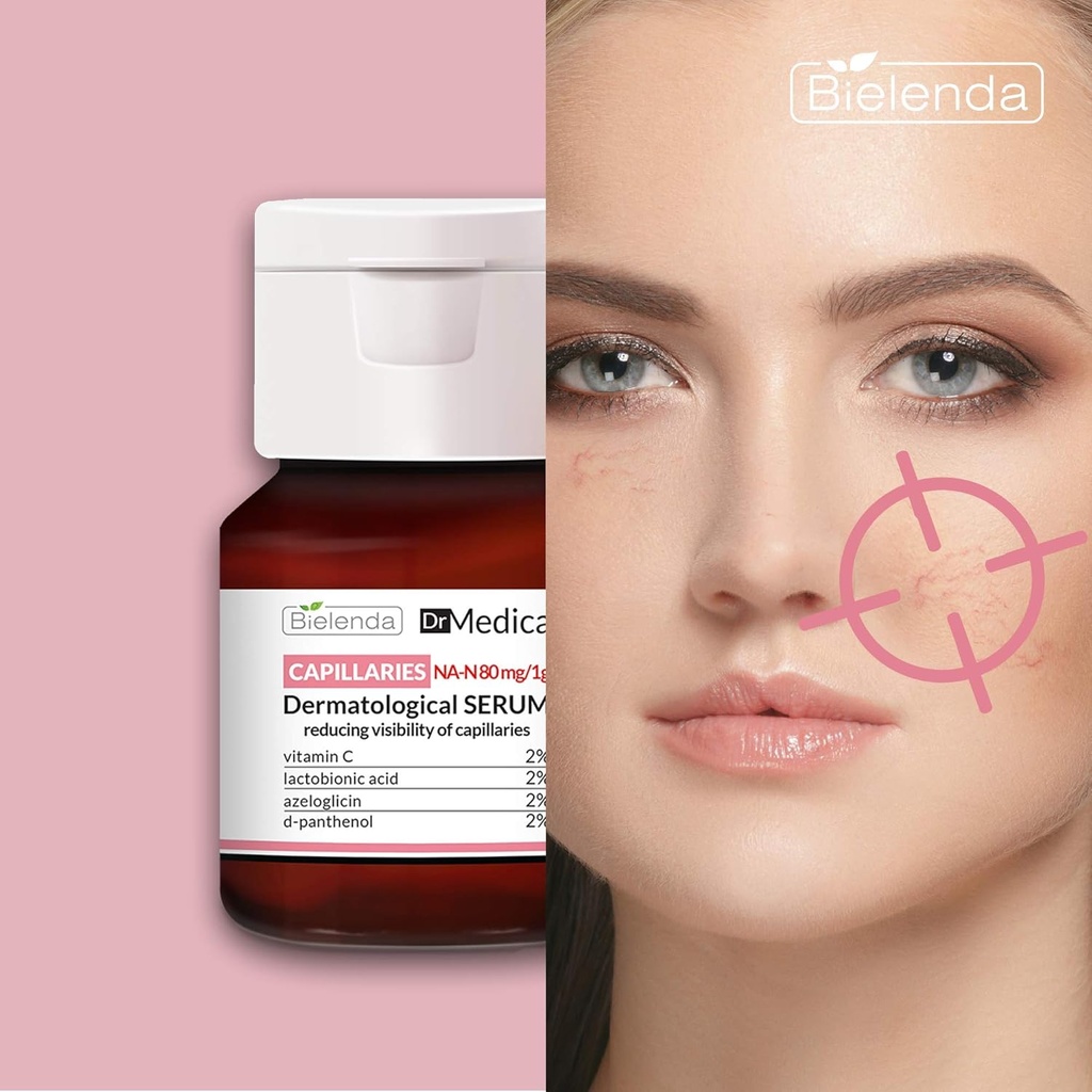 🌱 Bielenda/ Bielenda Dr Medica Dermatological Capillaries Serum reducing redness 30 ml: