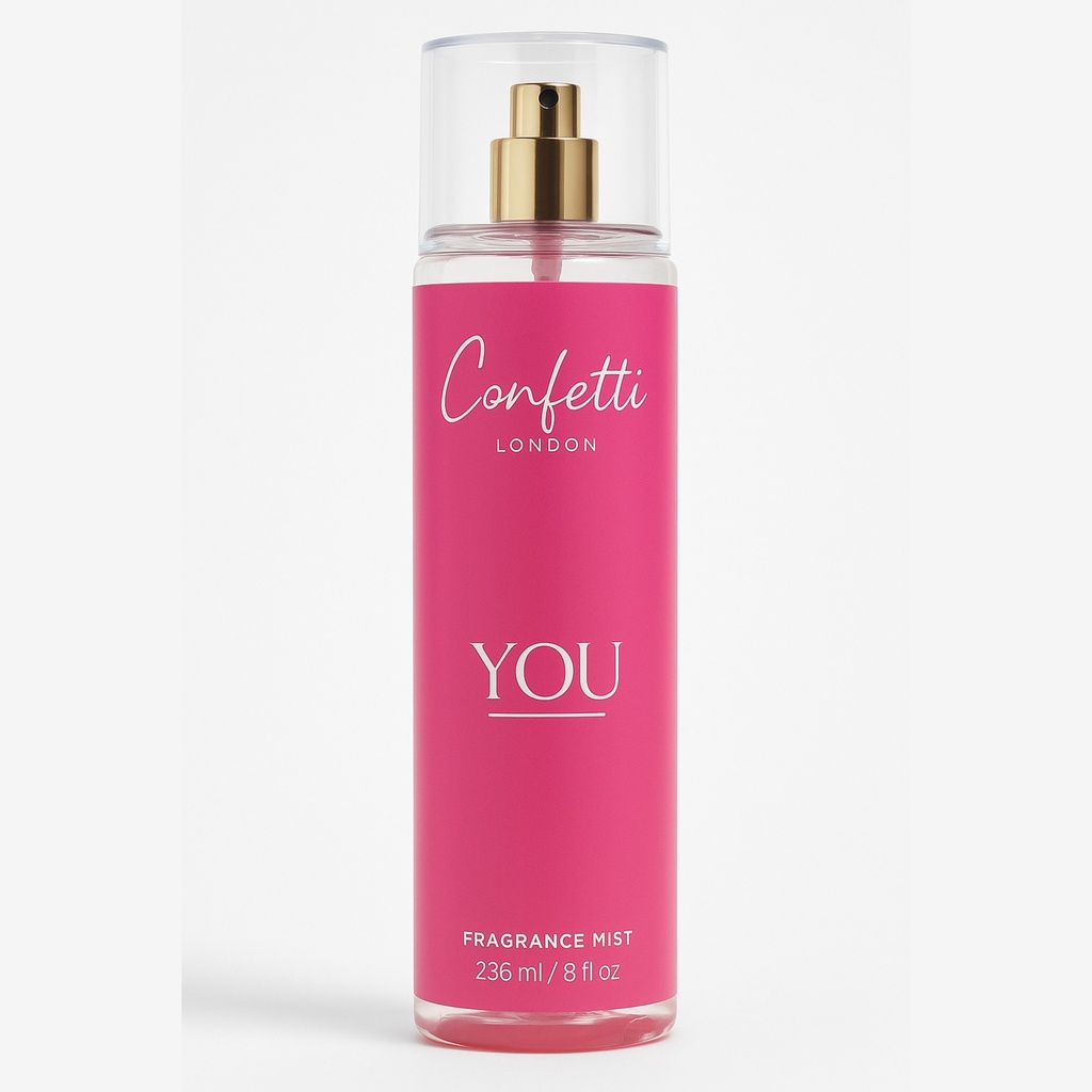 Confetti London Body Mist 236ml : كونفتي معطر جسم نسائي