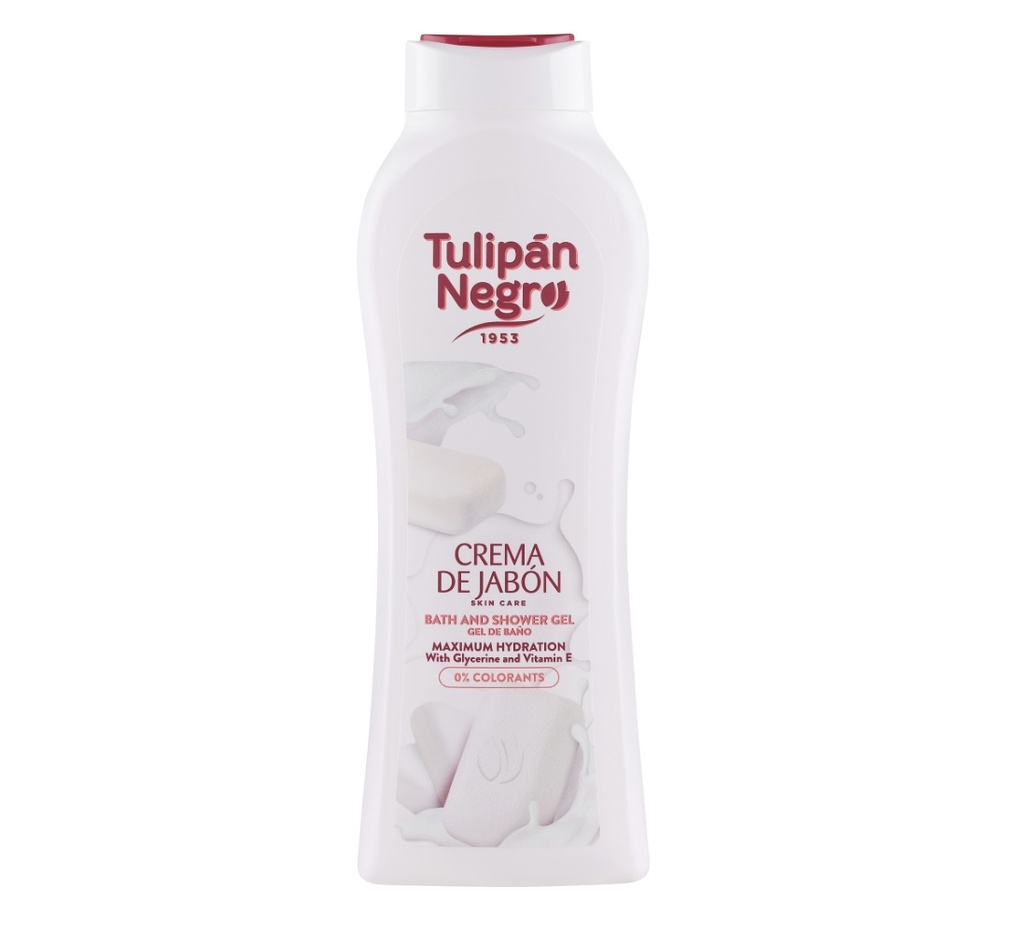 Tulipan Negro/ Cream Soap Shower Gel, 650 ml : توليبان نيكرو جل الاستحمام