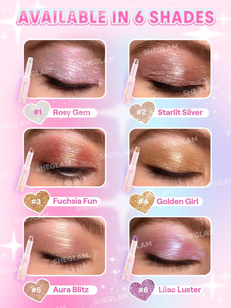 SHEGLAM/ Crystal Jelly Glaze Stick 3g: