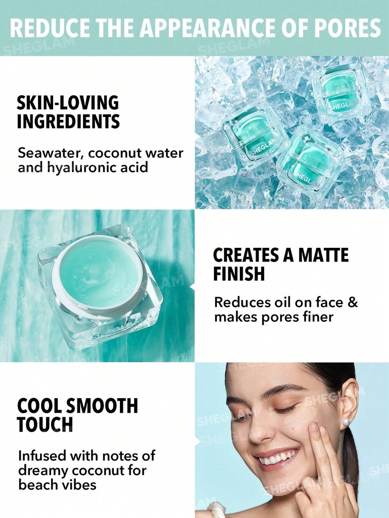 SGEGLAM/ 1pc - Glacier Glo Smoothing Primer :