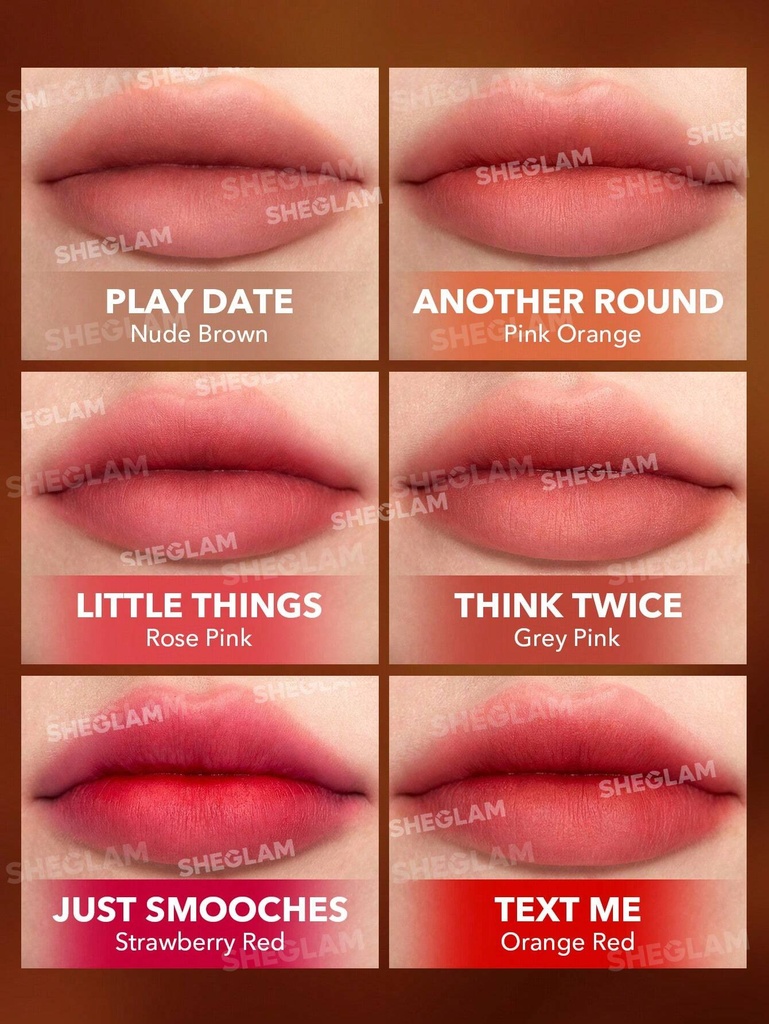 SHEGLAM/ 1pc of each Soft Haze Lip Blur :