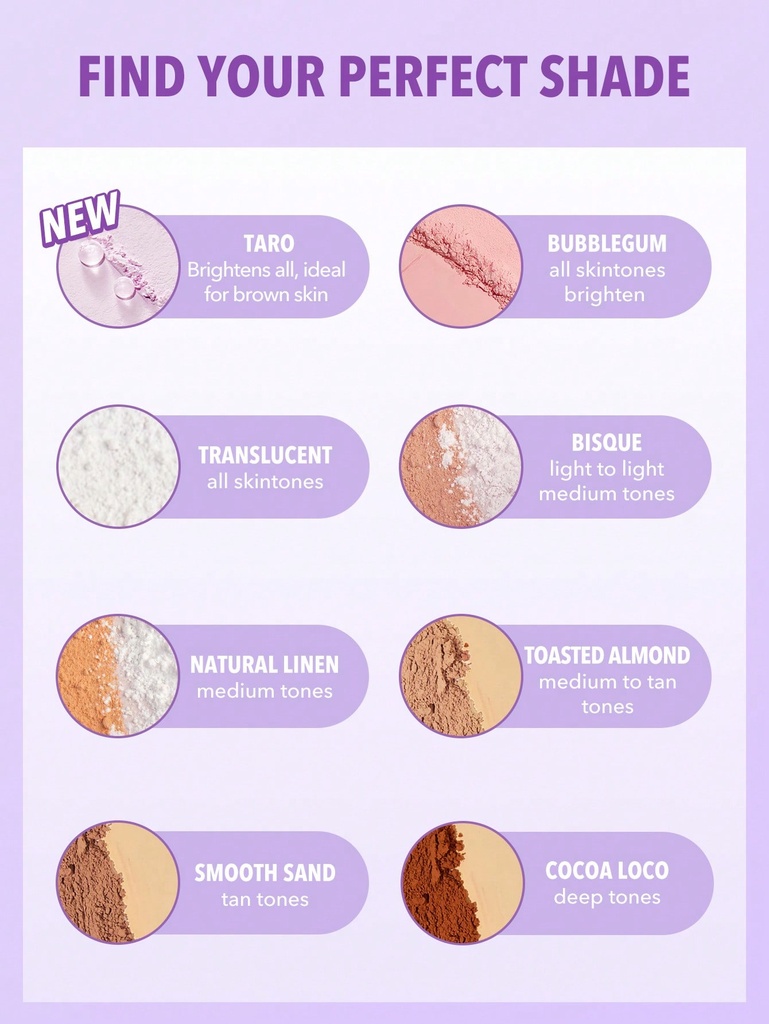 SHEGLAM/ 2pcs Insta-Ready Face & Under Eye Setting Powder Duo :