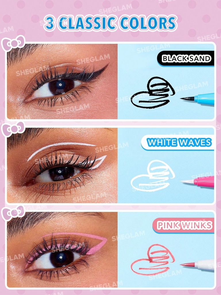 SHEGLAM/ Hello Kitty Waterproof Eyeliner :