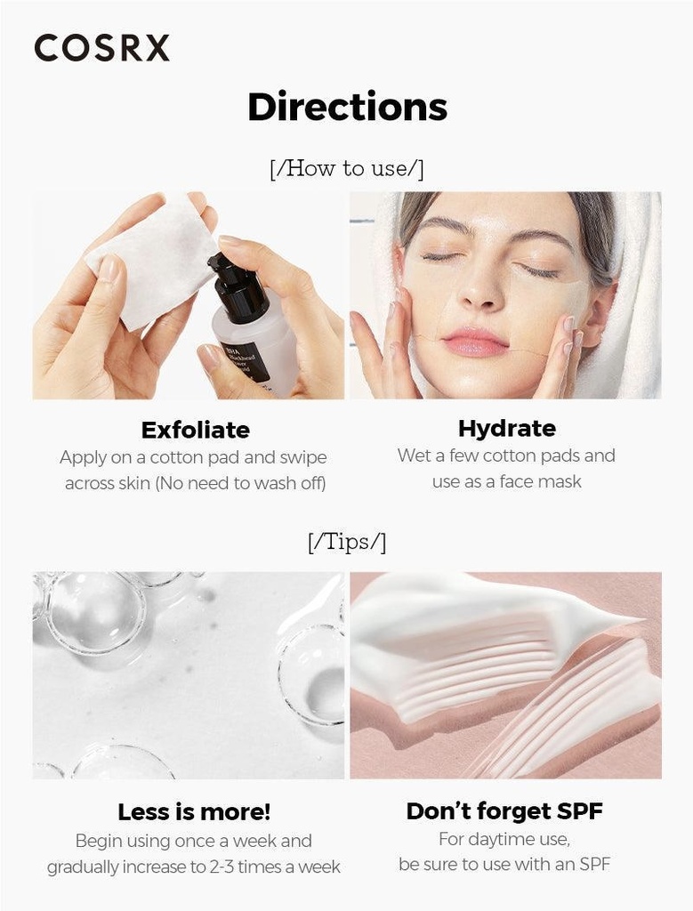 COSRX/ BHA Blackhead Power Liquid 100ml : كوزركس تونر للروؤس السوداء
