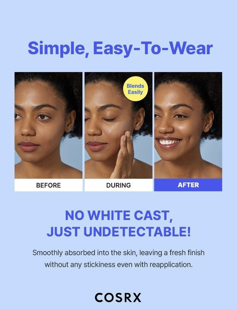 COSRX/ Ultra-Light Invisible Sunscreen SPF50 PA++++, 50ml : كوزركس واقي شمس خفيف وغير مرئي