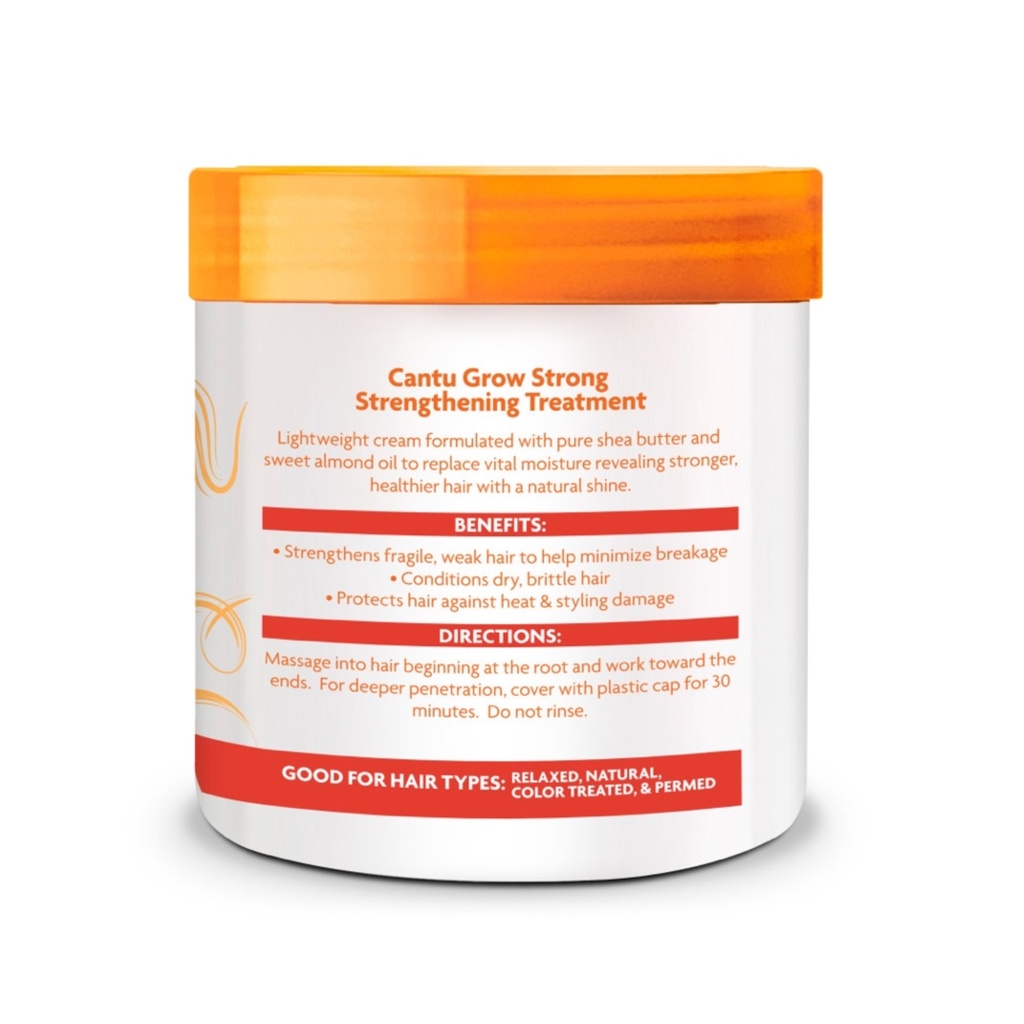 Cantu/ Shea Butter Grow Strong Strengthening Treatment 173g : كانتو علاج تقوية الشعر بزبدة بذور الشيا