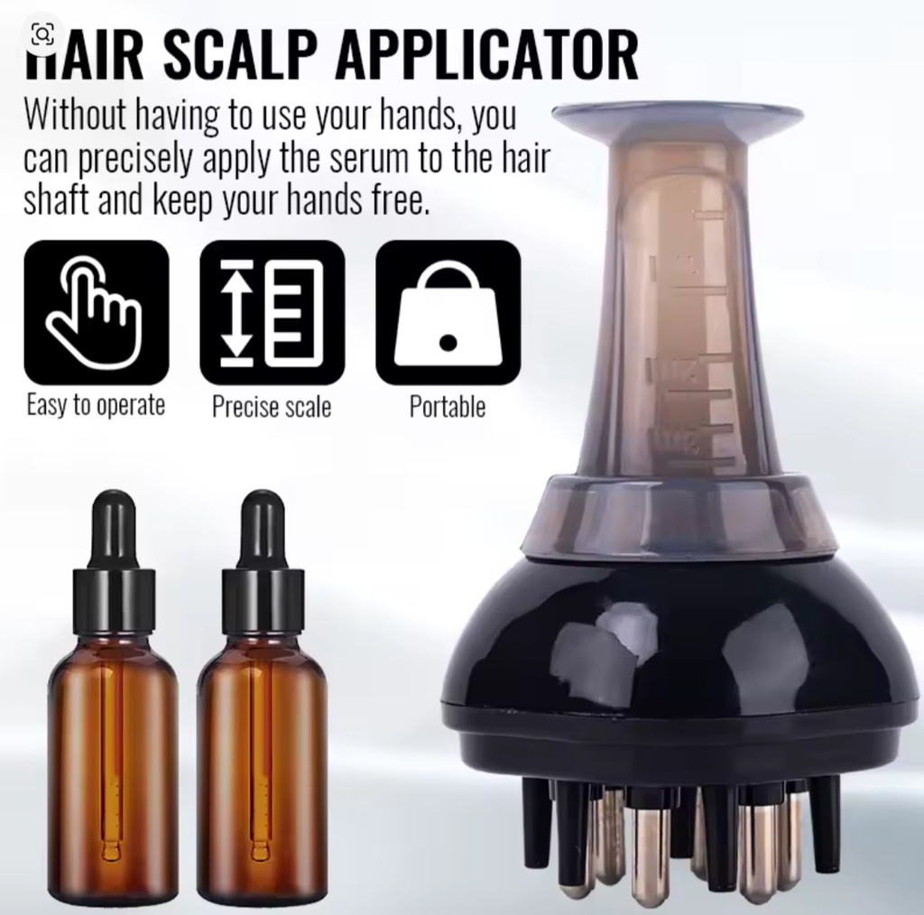 Hair Scalp Applicator: مشط لتوزيع زيت الشعر على فروة الرأس