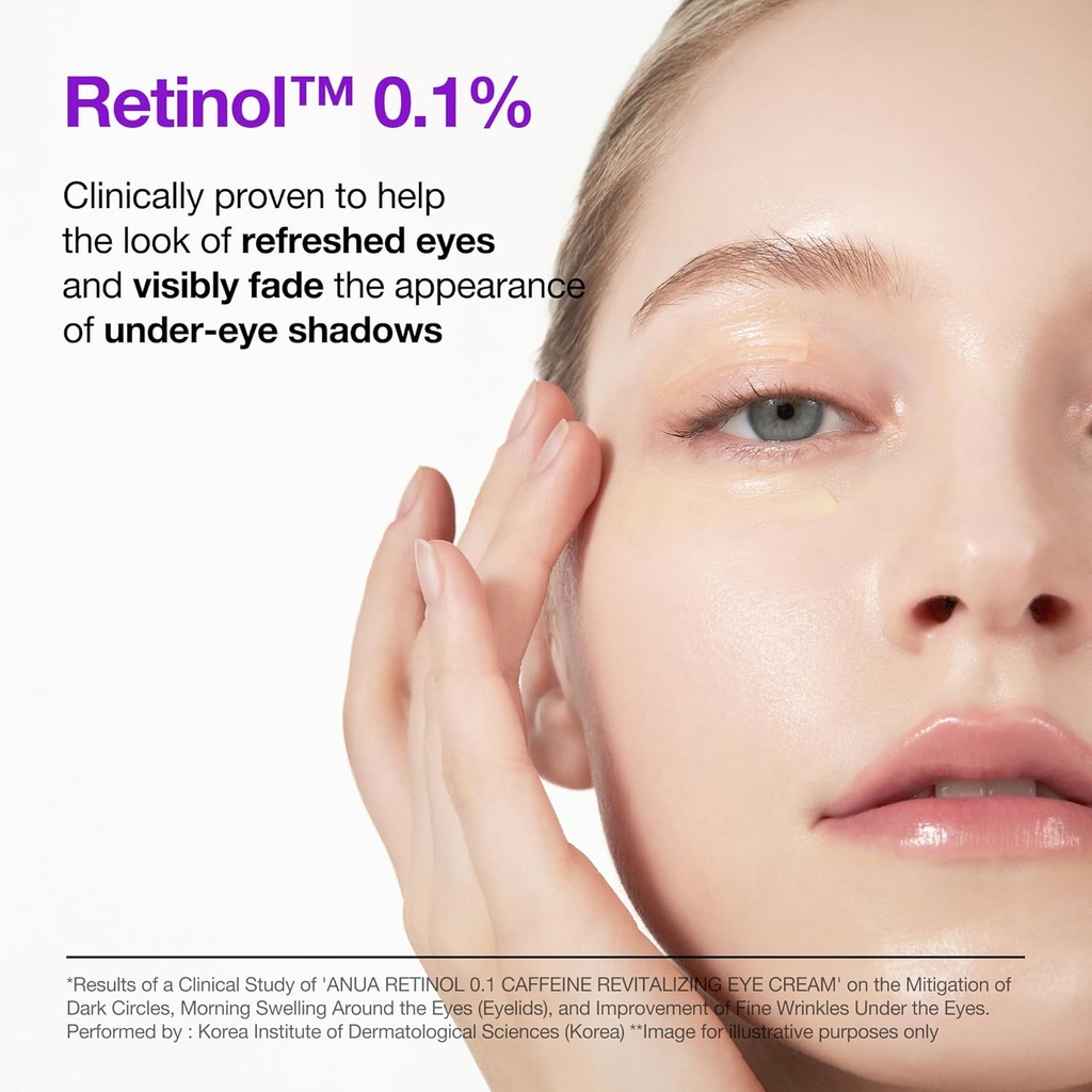 ANUA Retinol 0.1 Caffeine Revitalizing Eye Cream 30g :