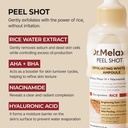 Dr Melaxin/ Peel Shot Glow White Rice Peeling Ampoule for All Skin Types 80ml : امبول دكتور ميلاكسين المقشّر بالارز الابيض لإزالة الرؤوس السوداء وتقليل المسام