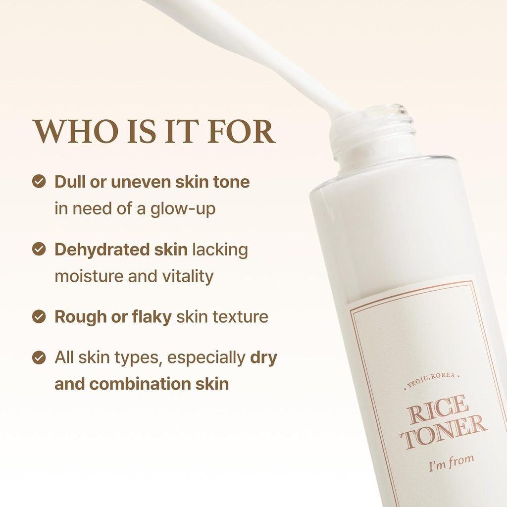 I'M FROM/ Rice Toner for Sensitive Skin 150ml : ام فروم تونر الارز الكوري