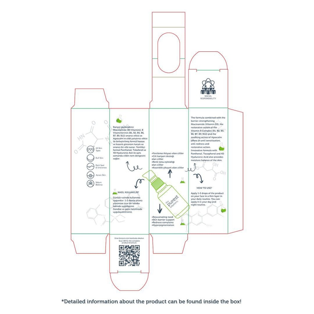 PUREST/ Niacinamide 10% Vitamin B Complex Serum: