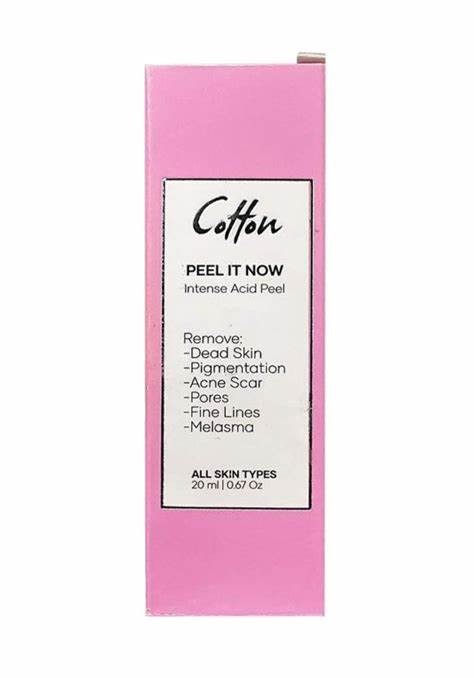 Cotton/Peelit Now Solution: بيل ات ناو مقشر كيميائي للوجه والجسم من كوتون