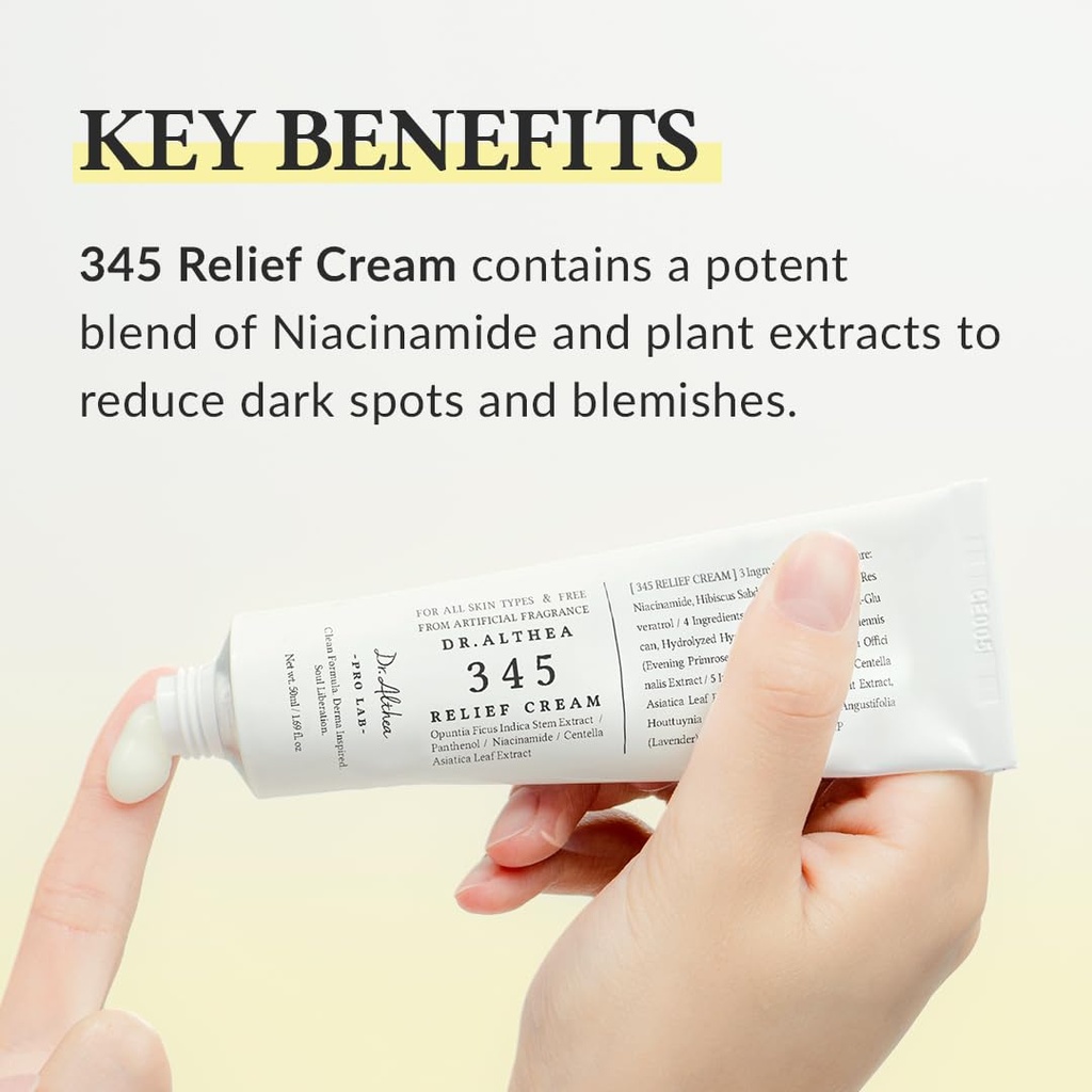 Dr.Althea 345 Relief Cream | Daily Face Moisturizer: