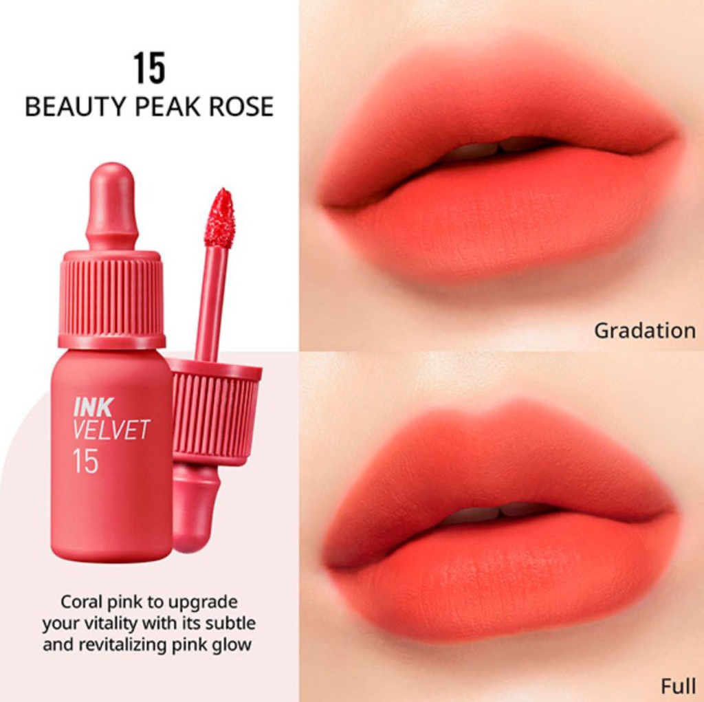 Peripera Ink Velvet Tint #15 Beauty Peak Rose