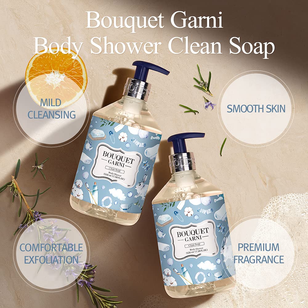 Bouquet Garni/ Body Shower Clean Soap 520 ml: غسول الجسم بوكيه جارني