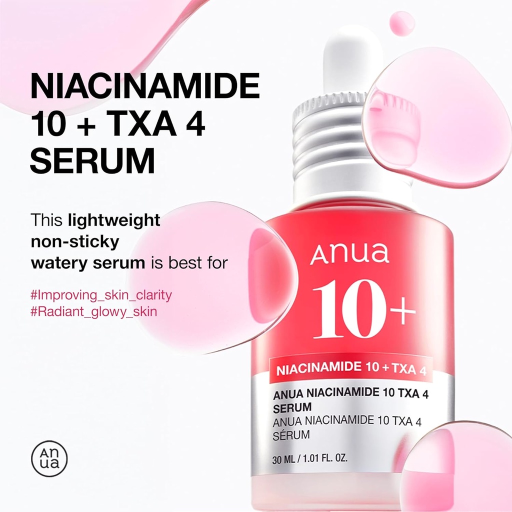 Anua Niacinamide10 + Txa 4 Serum 30ml/ سيروم انوا نياسنمايد تكسا