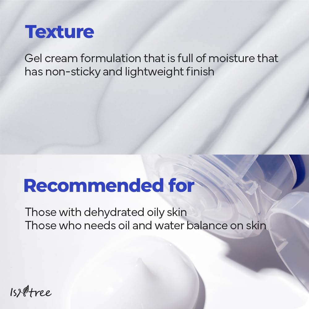 IsNtree/ Hyaluronic Acid Aqua Gel Cream 100ml: ايسنتري كريم الجل المائي بحامض الهايلرونك