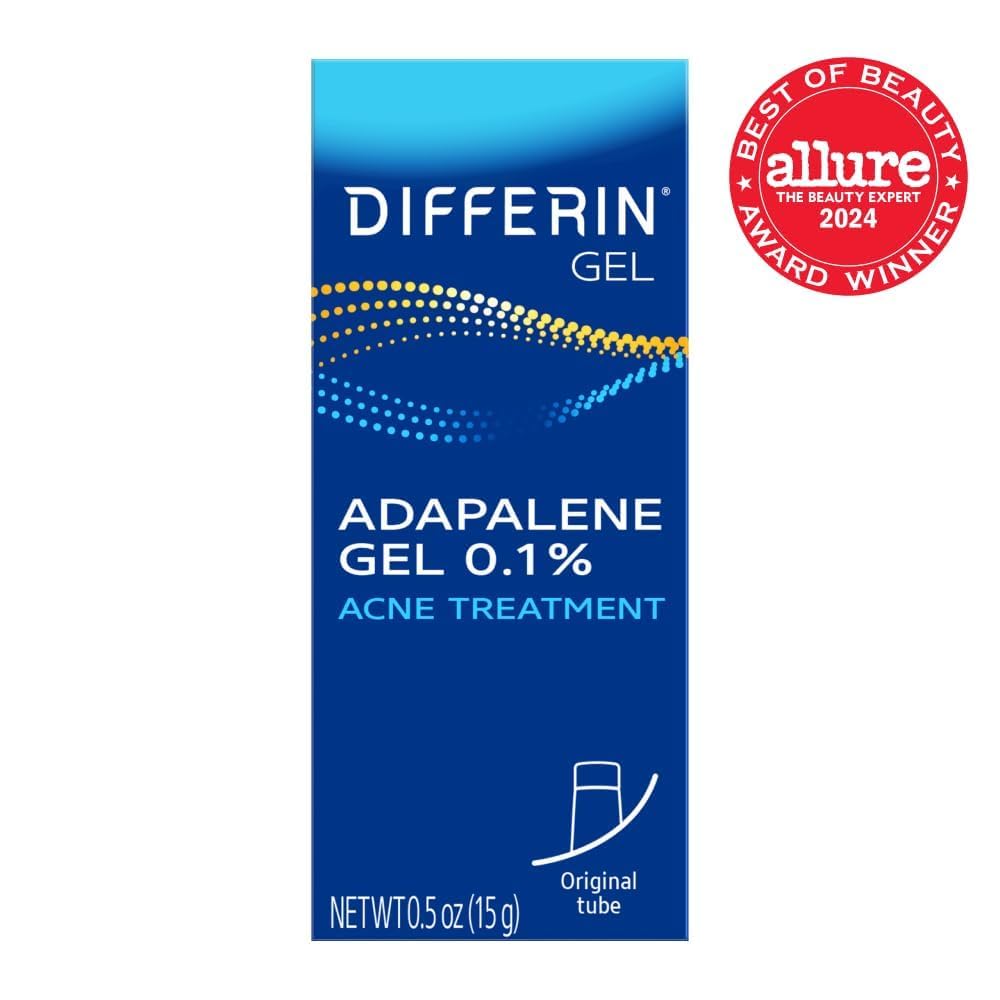 Differin Acne Treatment Gel 0.1% Adapalene 15g: عصارة ديفرين لعلاج حب الشباب
