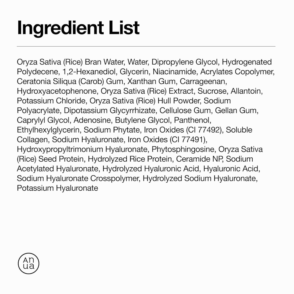 Anua/ Rice 70 Ceramide Mask: