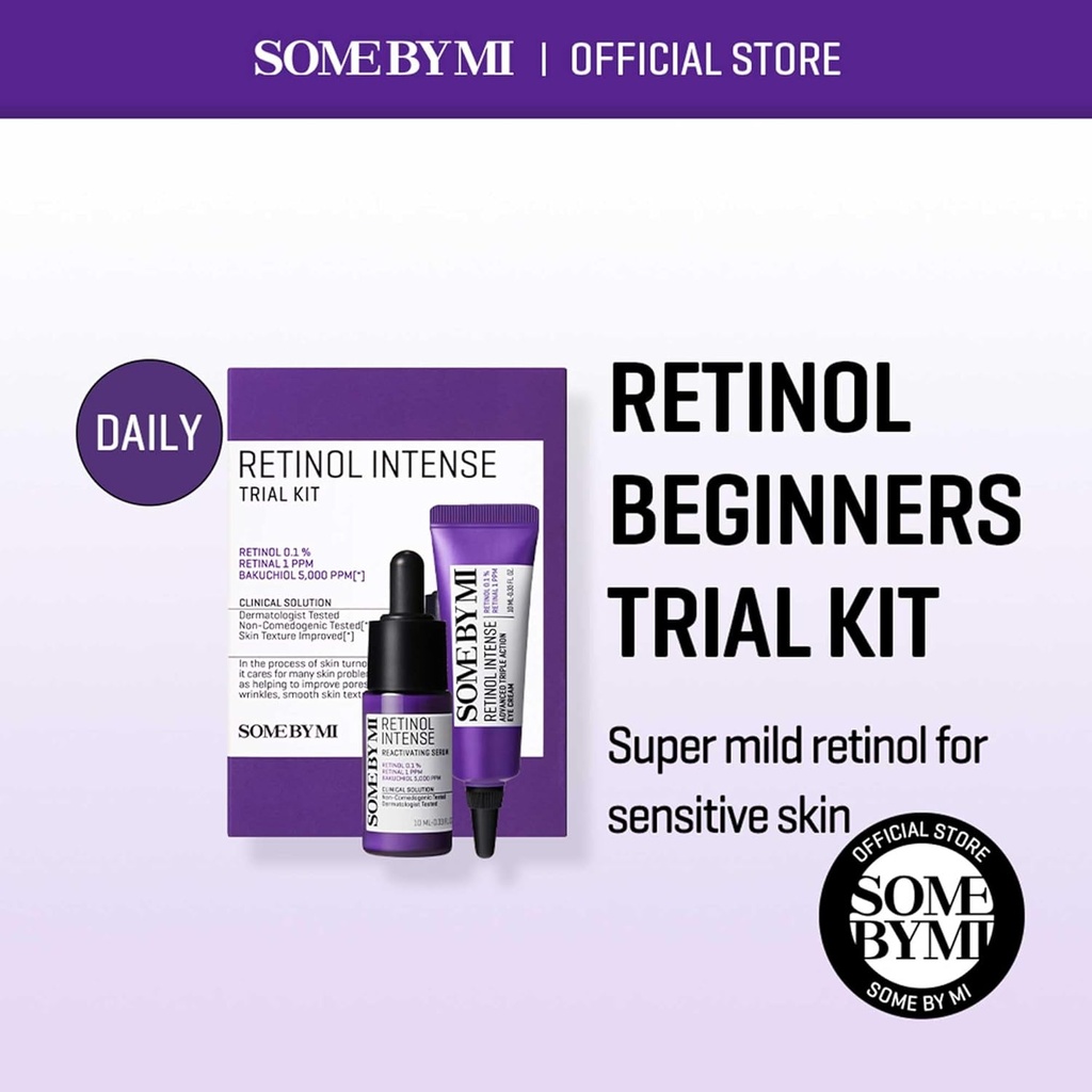 Some By Me/ Retinol Intense Trial Kit:  مجموع الرتنول من سم باي مي