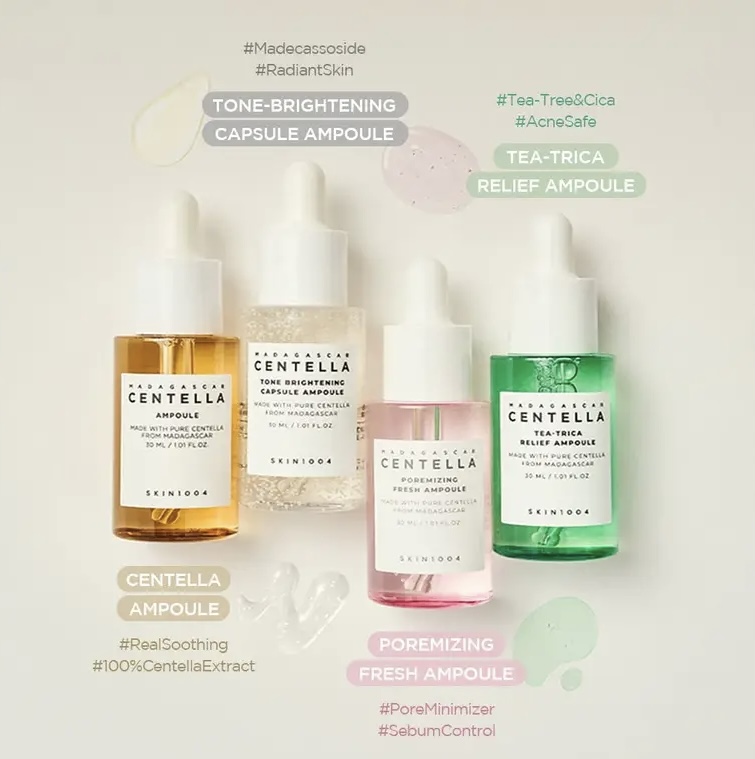 CENTELLA ampoule kit / بكج السيرومات الكوري من سانتيلا