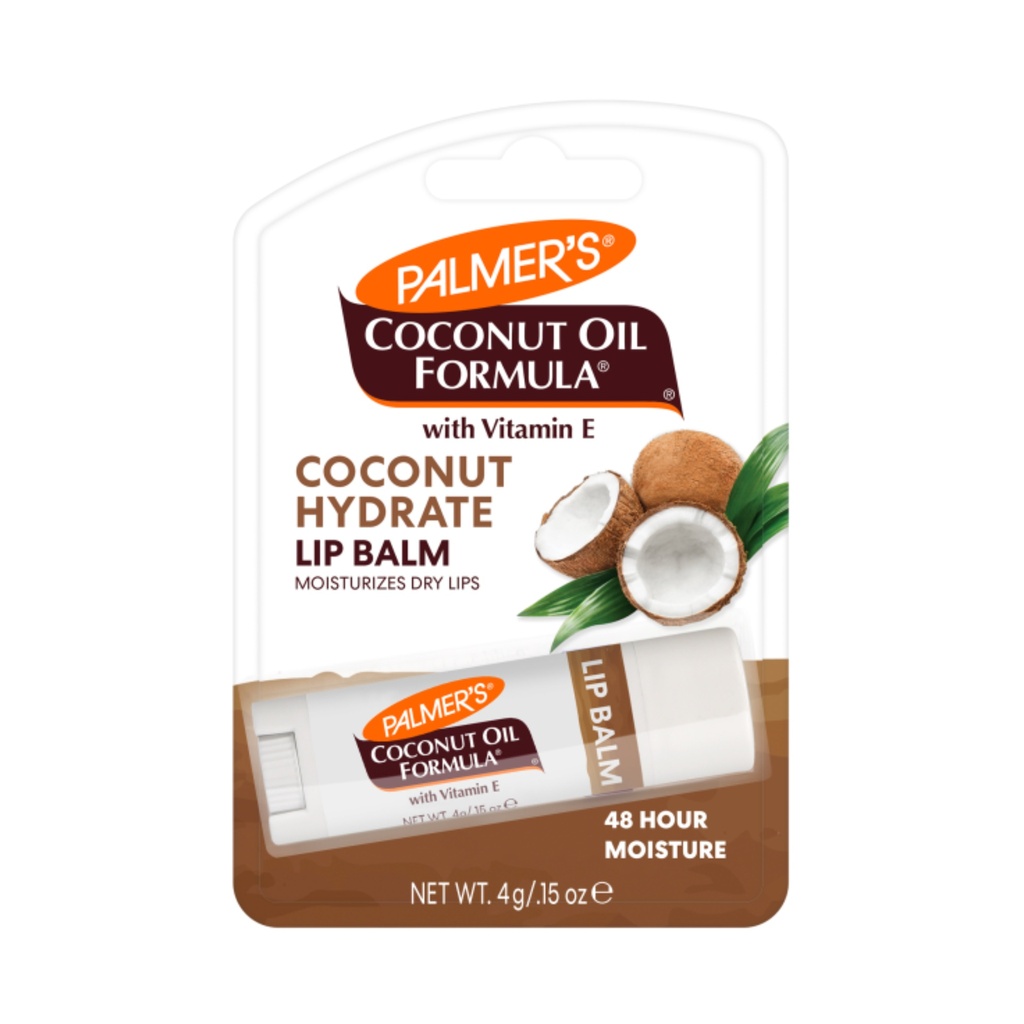 [PALM/029] PALMERS/ Coconut Oil Lip Balm 4g : بالمرز مرطب شفاه فائق الترطيب مع عامل حماية من الشمس