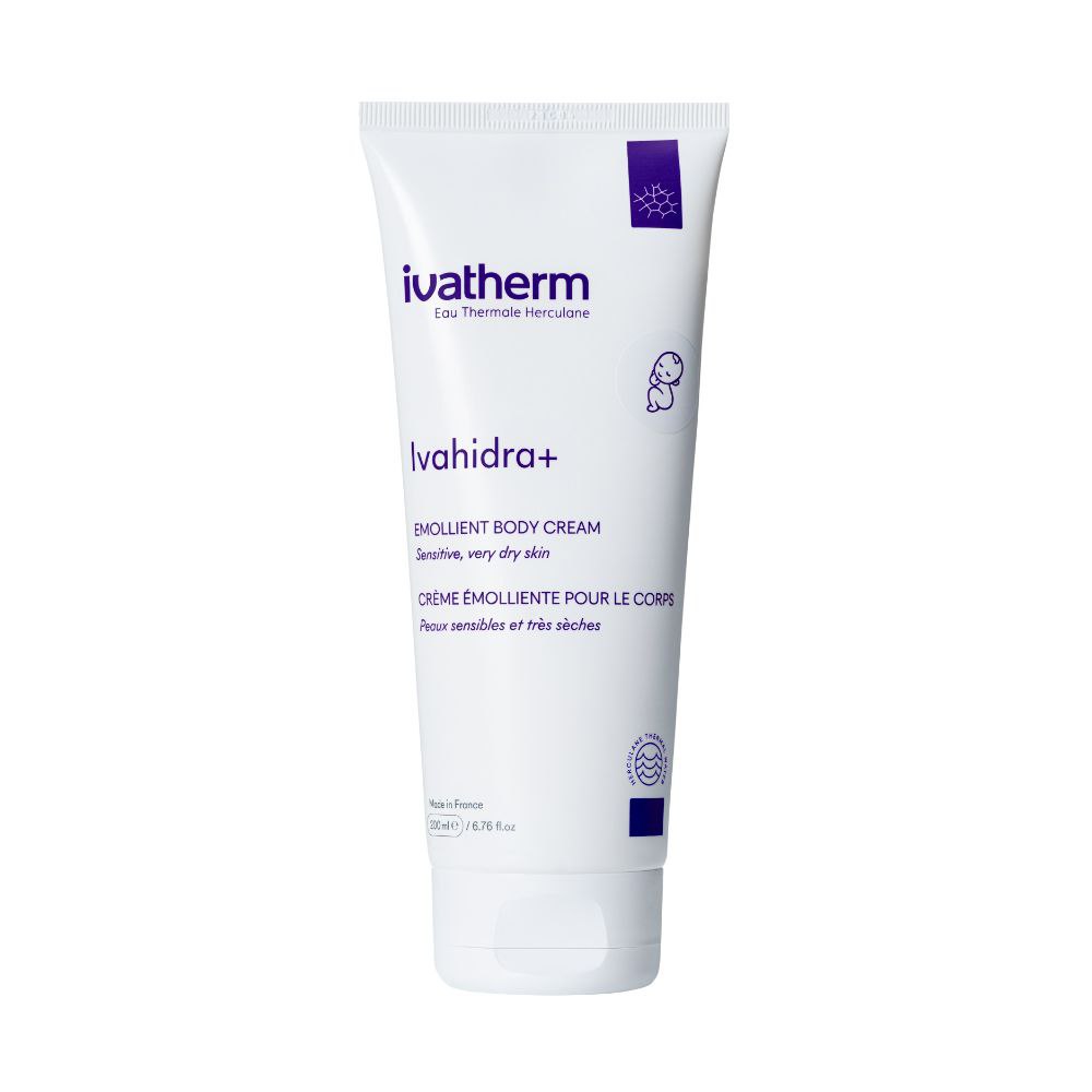 IVATHERM/ Ivahidra - Emollient Body Cream 200ml: كريم ايفاهايدرا مرطب البشرة الجافة الحساسة للجسم