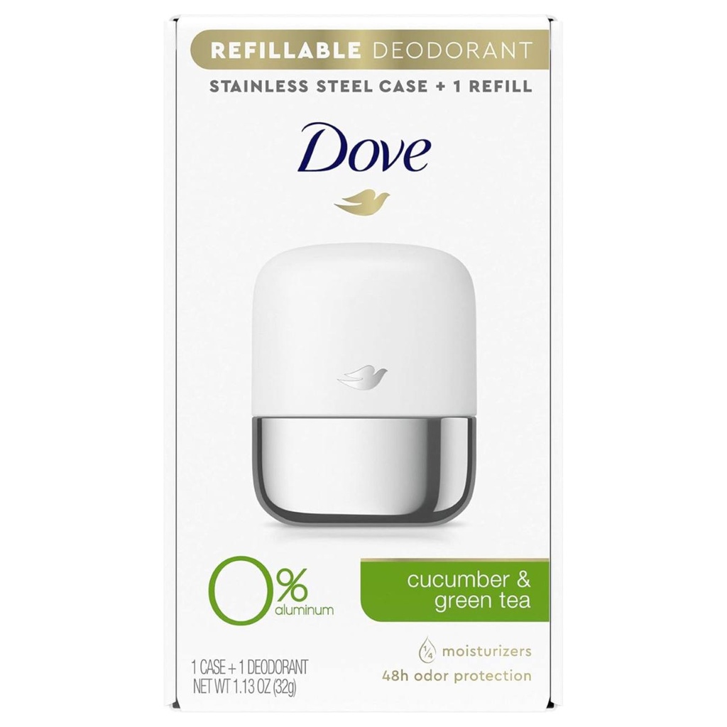 [DOV/001] Dove/ Aluminum Cucumber & Green Tea Aluminum Free Deodorant: مزيل العرق دوف الخالي من الألومنيوم بنكهة الخيار والشاي الأخضر