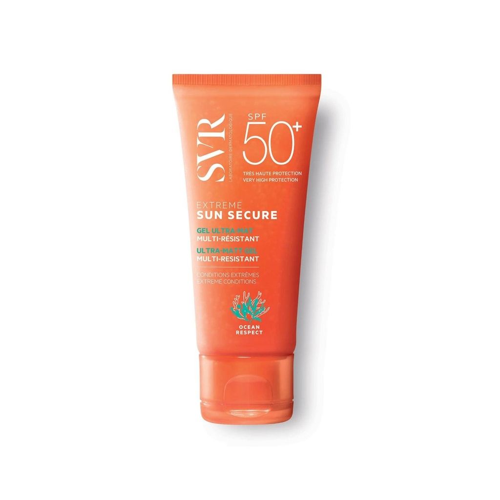 [SVR/020] SVR/ Sun Secure Extreme Resistant Matte Gel 50ml:اس في ار/ سن سكيور كريم مرطب واقي للشمس بعامل حماية +50