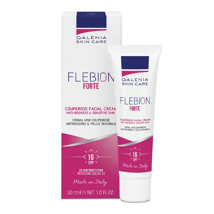 Galenia/ FLEBION FORTE/ Facial Cream for Redness SPF16 30ml: كريم فليبين فورتي لاحمرار الوجه من كالينا