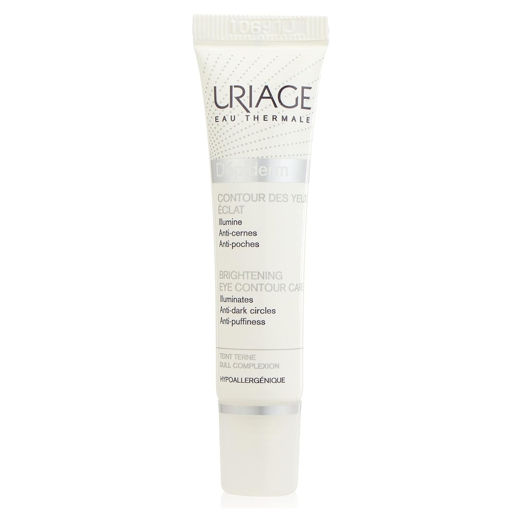 [EAU/018] URIAGE/ Depiderm Brightening Eye Contour Care Cream 15 ml: يورياج ديبيدرم كريم عناية بمحيط العينين