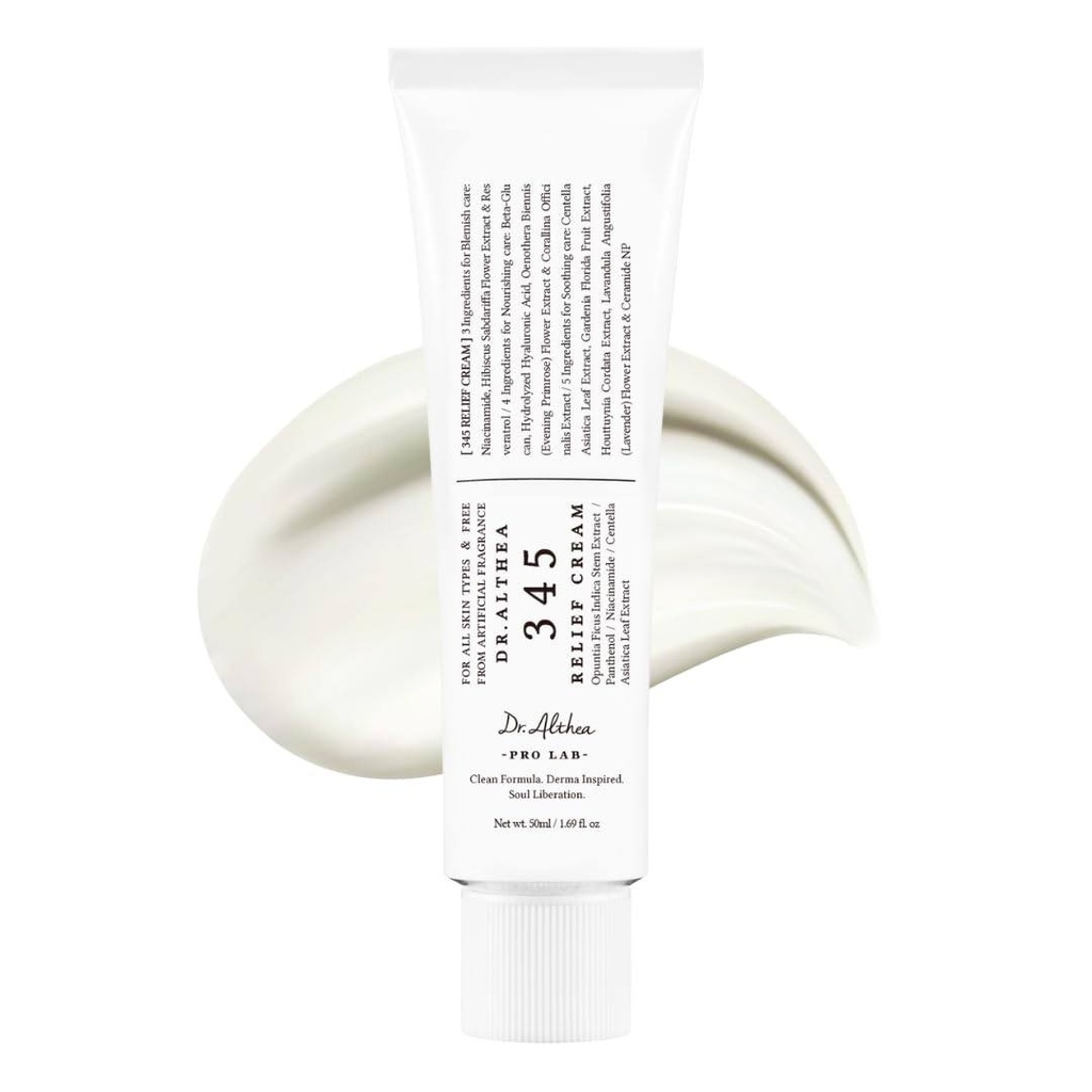 [Althea/345] Dr Althea/ 345 Relief Daily Face Moisturizer Cream 50ml :كريم ترطيب 345