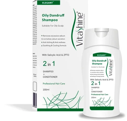 [ELG/012] Elegant/ Vitashine 2 in 1 Oily dandruff shampoo and Conditioner - 200ml : ايليكانت فيتاشاين شامبو مع بلسم مضاد للقشرة الدهنية