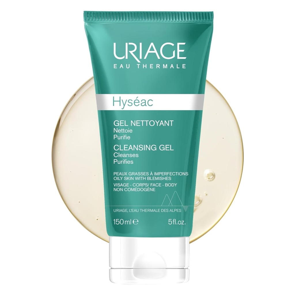 [EAU/021] URIAGE/ Hyseac Cleansing Gel 150 ml: غسول يورياج للبشرة الدهنية