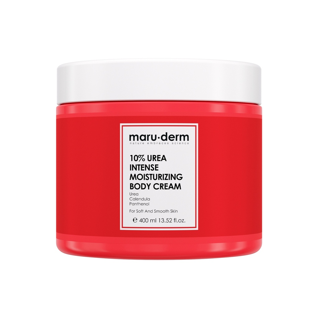 [Maru/047] Maruderm/ 10% Urea Intense Moisturizing Body Cream 400ml:مرطب ماروديرم باليوريا للجسم