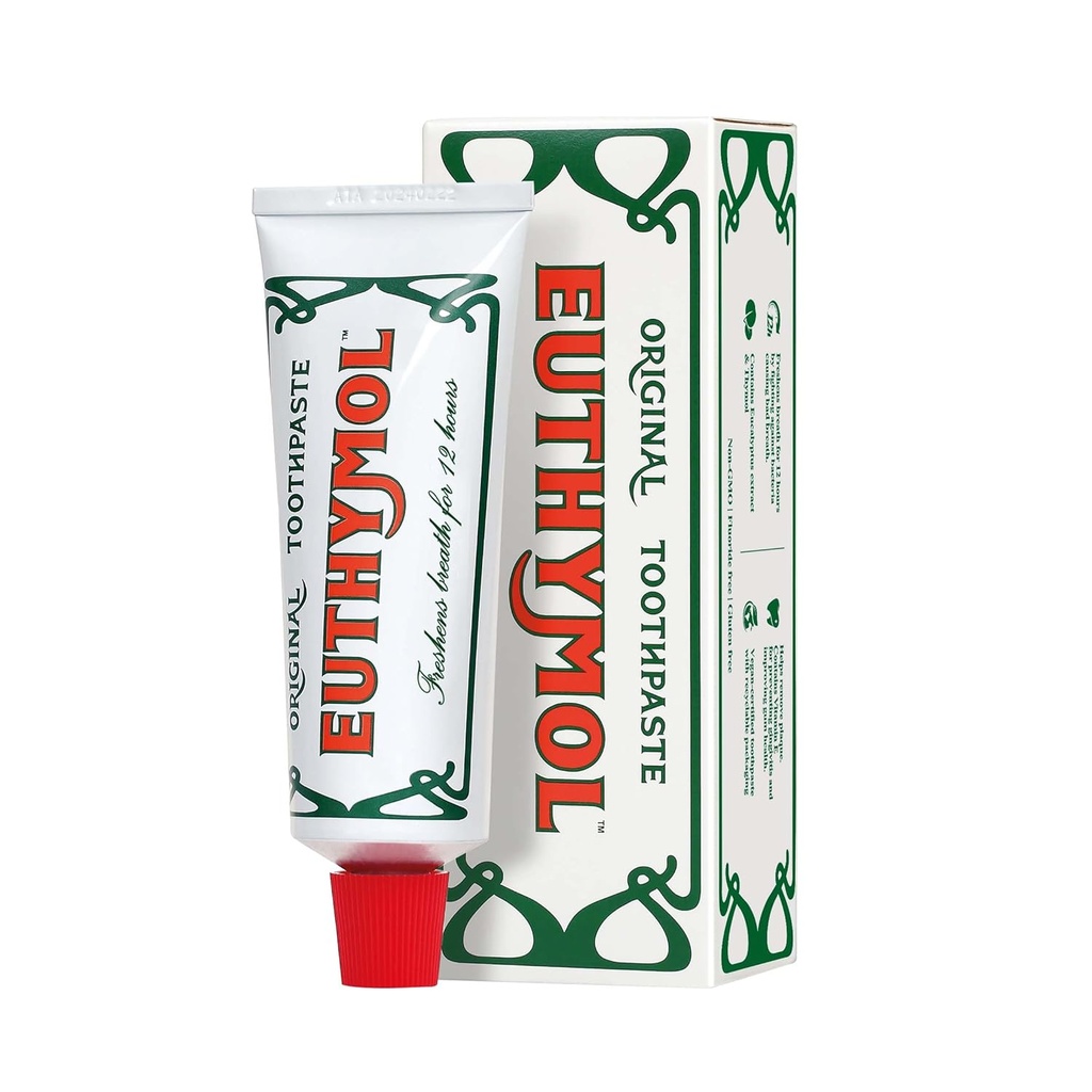 Euthymol/ Orginal Flouride-Free Toothpaste: معجون اسنان ايثيمول اورجنال