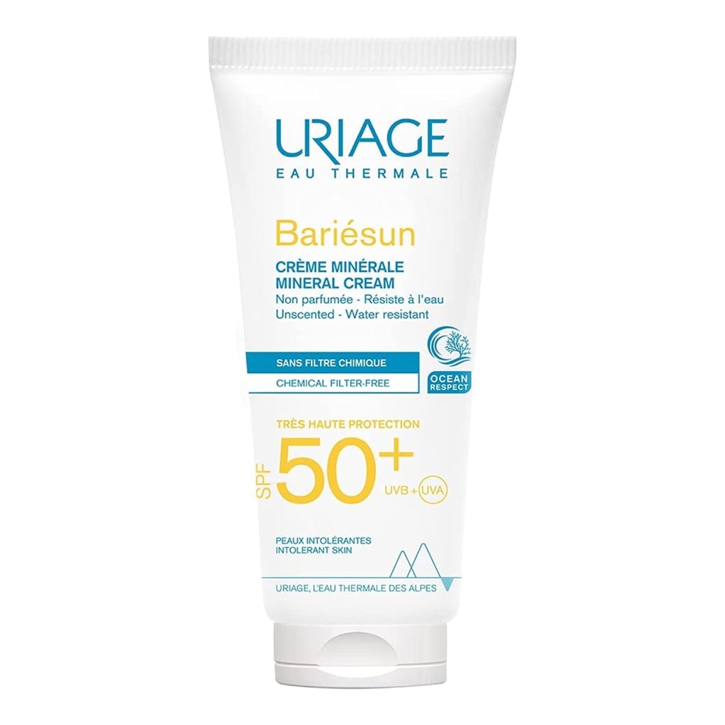 [EAU/065] Uriage/ BARIÉSUN Mineral Cream SPF50+ 100ml: يورياج باريسان واقي شمس معدني
